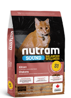 S1 Nutram Sound Balanced Wellness Kitten