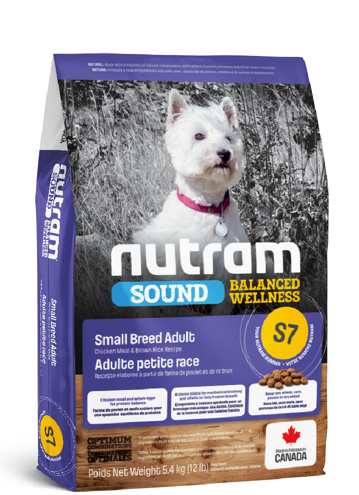 S7 Nutram Sound Balanced Wellness Small Breed Adult