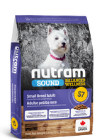S7 Nutram Sound Balanced Wellness Small Breed Adult
