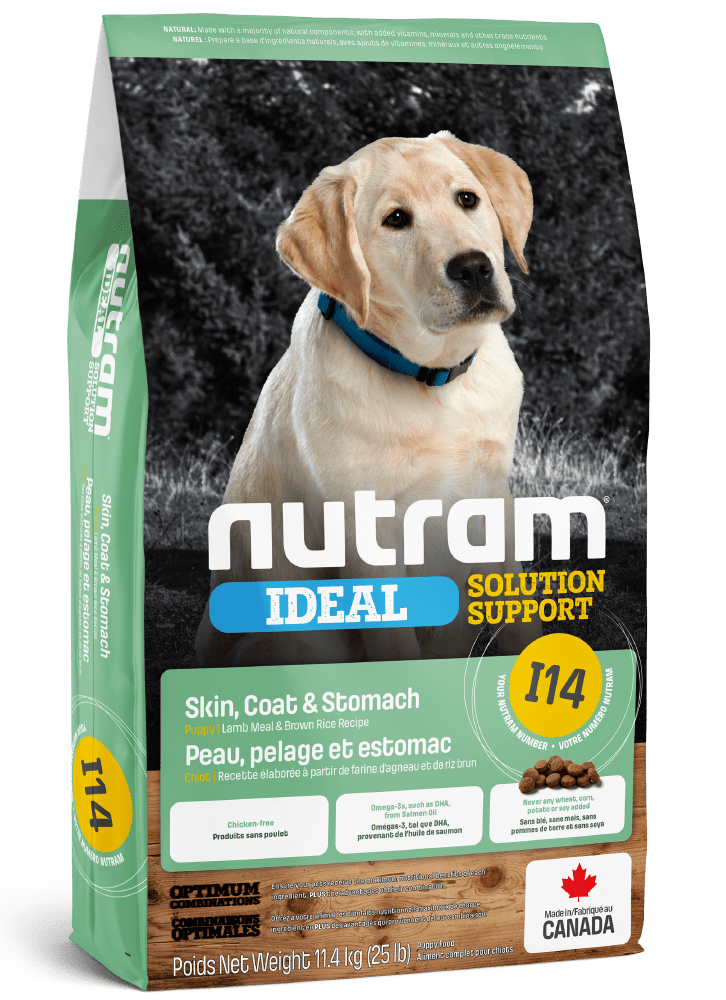 I14 Nutram Ideal Solution Support Skin, Coat & Stomach Puppy
