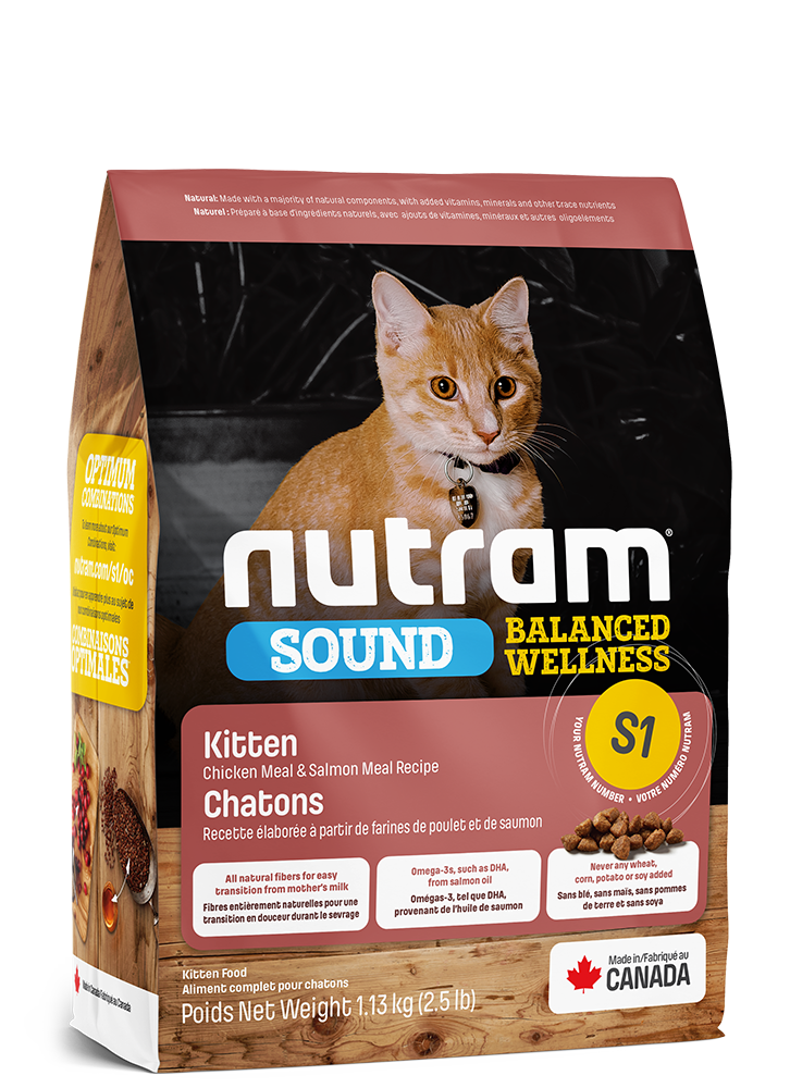 Product image for S1 Nutram Sound Balanced Wellness Kitten