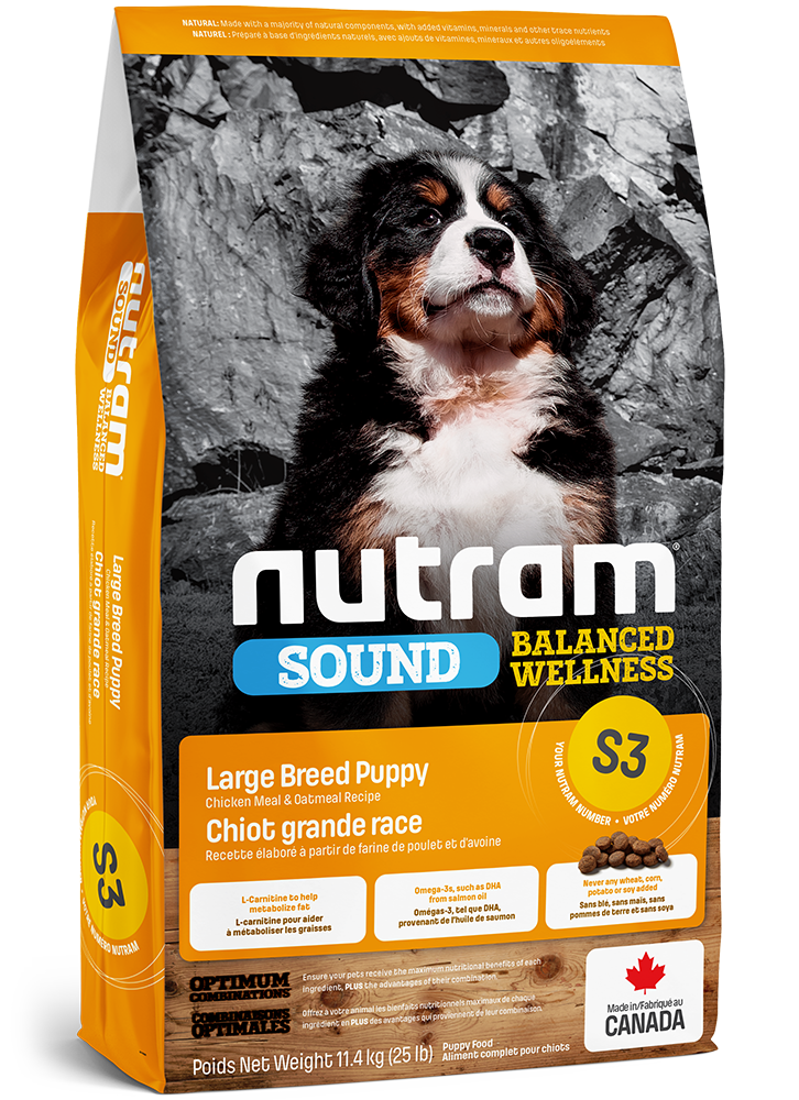 Product image for S3 Nutram Sound Balanced Wellness Large Breed Puppy