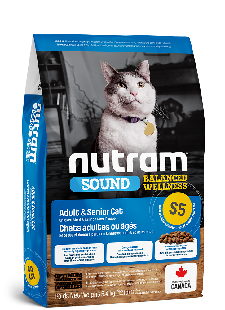 Product image for S5 Nutram Sound Balanced Wellness Adult & Senior